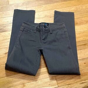 Girls Tractr grey straight leg pant size 8- EUC- Tractor